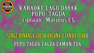 Karaoke lagu dayak Pupu Tagua