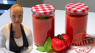 Rajčatová omáčka passata salsa z čerstvých rajčat