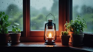 Soothing Rain on the Window Perfect for Cozy Evenings Indoors - Relaxing Rain for Sleeping