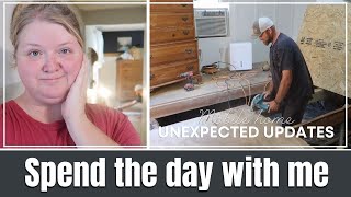 Mobile home unexpected update | Spend the day with me | Day in the life