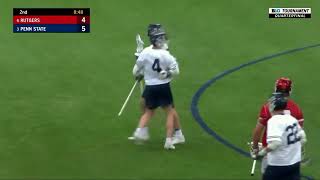 Rutgers vs Penn State | 2024 Big 10 Quarterfinals | Men's Lacrosse Highlights