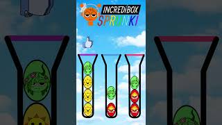 Inside Out 2 vs Incredibox Sprunki pass the IQ test level 6789 #shorts #insideout