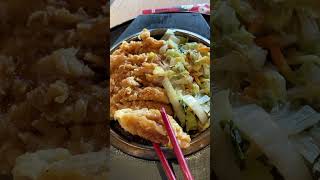 Chicken Katsu Teriyaki with Vegetables #mukbang #asmr