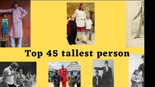 Tallest persons in the earth