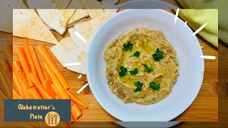 BABA GANOUSH WITHOUT TAHINI (EGGPLANT DIP) - RECIPE FROM LEBANON 🇱🇧