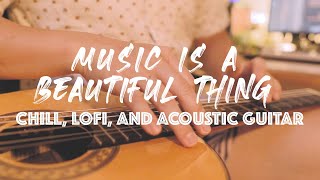 Lap Tapping Example (w/ Acoustic Guitar) | Music is a beautiful thing (Mac Miller Quote)