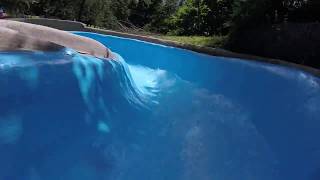 Water slide at Adventure Bound Campground Resort