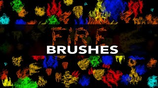 Affinity Designer Fire Brushes Promo