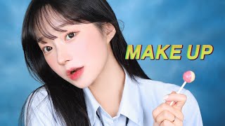 가을 웜톤이 하는 교복 메이크업🍁 (가을 웜톤, 쿨 캡쳐스, Autumn Make up💄, 꿀템 추천💕, warm tone make up)