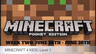 ESF Riverdale Tech Camp Minecraft 4 Kids Level 1