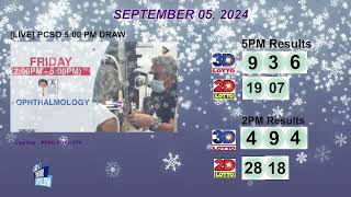 [LIVE] PCSO 5:00 PM DRAW - SEPTEMBER 05, 2024 LOTTO RESULTS