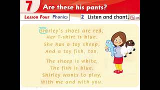 Level 1- Unit 7 - Part D (Phonics) - Are these his pants?