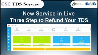 CSC VLe बंधुओं अपना TDS Refund पाएं अपने CSC Portal से Live 2021 || #Tax2Win #Offer