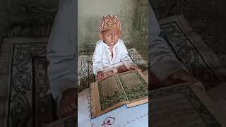 Most Beautiful Quran Recitation.cute boy reading Qur'an Shareef.