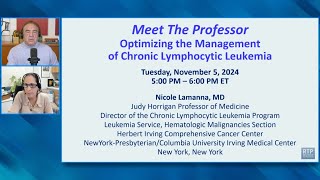 Meet The Professor: Optimizing the Management of Chronic Lymphocytic Leukemia — Part 2