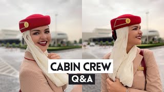 South African Emirates Cabin Crew Q&A! Curfew? Delivering a baby? | margotindubai