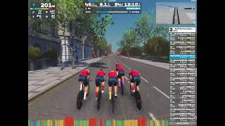 [241001] Zwift - TTT: Zwift Racing League - Open ATLANTIC Northern Division 1(B) on Greater London 8