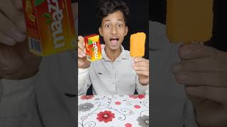 Maaza make icecream 🥭+🍭🍦😋 #shorts #icecream #youtubeshorts