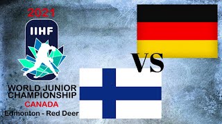 Finland vs Germany FULL GAME HD | 2021 WJC | Preliminary Round