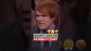 Worst dad reaction ever😠 #youarethefather #paternitycourt #reality #tv #show #moments #moment #sad