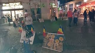 PROTEST pe strada Lipscani - Constantin Ciobanu