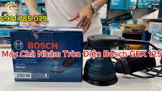 Máy Chà Nhám Tròn Điện Bosch GEX 125| Electric Random Orbit Sander| Công Cụ Máy Móc