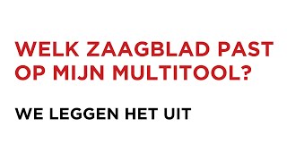 Welk zaagblad past op mijn multitool? We leggen het uit.