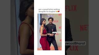 Shahrukh Khan with daughter Suhana Khan at her Debut Film Premiere