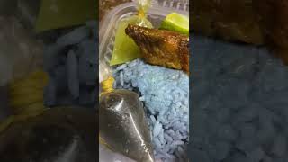 Nasi Kerabu Ayam Style🤗 #roadto1ksub #shortvideo #trending