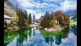 Seealpsee Switzerland from the sky [4K]