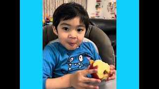 Eating apple #apple #ukvegan #uk #baby #veganfooduk #cute #healthy