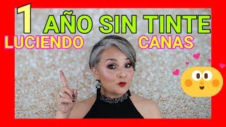 MI EXPERIENCIA-UN AÑO DEJANDO CRECER MIS CANAS + CELEBRANDO MI CUMPLE-CANAS/LUCIENDO PELO GRIS