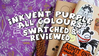 Inkvent Purple - all 25 inks + review!