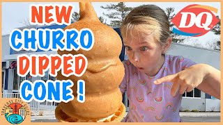 Must Try Dairy Queen Churro Cone | Traverse City Michigan