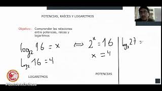 POTENCIAS, RAÍCES Y LOGARITMOS - MATEMÁTICAS IIº MEDIO