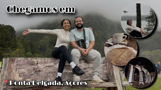 CHEGAMOS EM PONTA DELGADA | tour no aprt, vulcão das furnas, jantar, bolo levedo, portas da cidade…