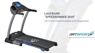 Laufband Speedrunner 3500 - jetzt zu Hause fit werden ARTSPORT