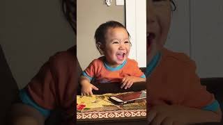 Headbanger baby #cutebaby #babyshorts #headbanger #1yearoldbaby #funnybabiesvideos