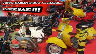 VESPA PTS VESPA KONGO HONDA CB NINJA Yamaha 125z Harley Davidson di acara Pesta Roda