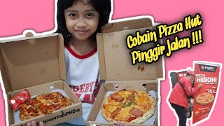 Teteh Haura Cobain Pizza Hut Pinggir Jalan, Pizza Masa Pandemi