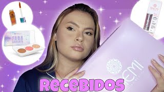 MAQUIAGEM COM RECEBIDOS | PRESS KIT NAEMI | Ket Brinhol ✨