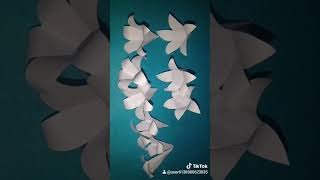 DIY : paper tuberose|| rajnigandha paper flowers || short || room decoration ||