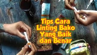 Cara linting rokok tembakau yang baik dan benar dengan alat klinting Mini. (@nanapriatnapb2568 )