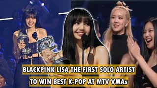 BLACKPINK Lisa becomes solo artist to win the MTV VMA 2022 Best Kpop Award