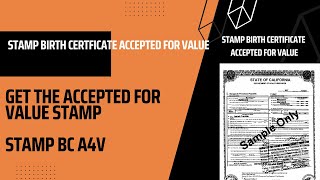 Day 10-Stamp Birth Certificate Accepted For Value|UCC-3|1040ES