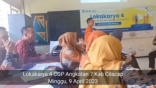 Lokakarya 4 Guru Penggerak Angkatan 7 Kabupaten Cilacap