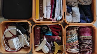 Organize daily items in used icecream tubs//Save money//DIY//Home hacks//Reuse//Icecream//Home decor