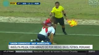 Insólita pelea romántica en el fútbol peruano