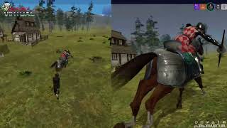 SOUND THE HORNS! VR JOUSTING horseback, flail, FAIL?! Epic Medieval Battles against 187 knights!