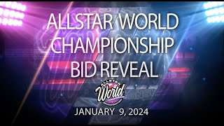 January 9, 2024 - Allstar World Championship Bid Reveal